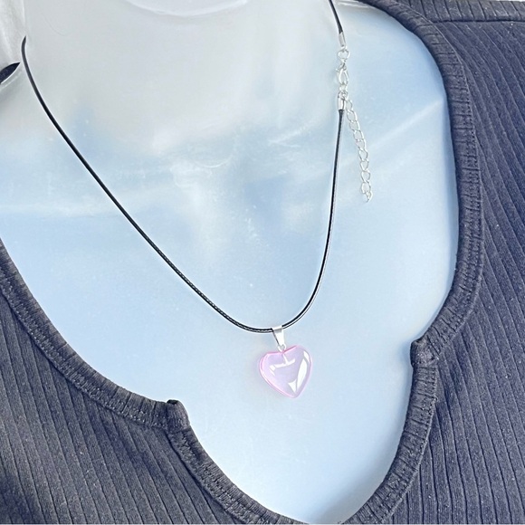 Lot/3 Fun Heart Pendants w/Black Necklace Set - Picture 11 of 11